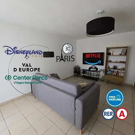 Super Appartement Familial Disneyland Paris 5Pers Bussy-Saint-Georges Exterior foto